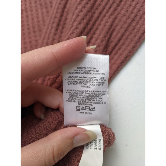 Express One Eleven Women's XL Red Cropped Tie Bottom Knit Cardigan Sweater - Picture 7 of 13